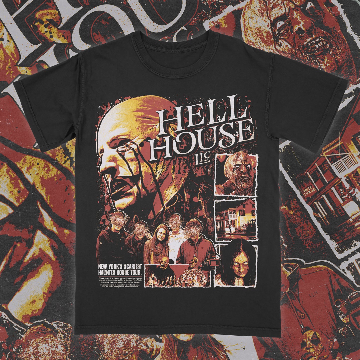 Hell House LLC – Faces of the Abaddon (Short Sleeve)